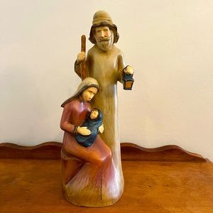 Holy Family Figurine TII Collections Handcrafted Resin